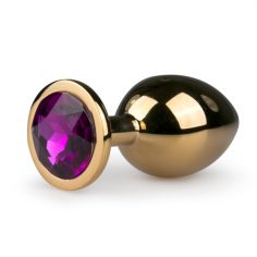 Metalen buttplug met paarse steen – goudkleurig Aanbieding! van € 27.95 Voor slechts € 19.95!