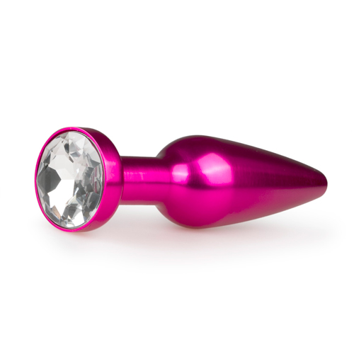 Metalen buttplug met diamant – roze Aanbieding! van € 24.95 Voor slechts € 17.95!
