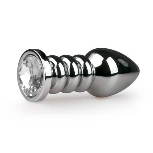 Zilverkleurige buttplug – Diamant Aanbieding! van € 27.95 Voor slechts € 19.95!