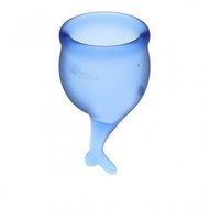 Satisfyer Feel Secure Menstruatie Cup Set – Blauw. Nu voor slechts:9.95