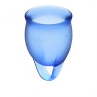 Satisfyer Feel Confident Menstruatie Cup Set – Blauw. Nu voor slechts:9.95